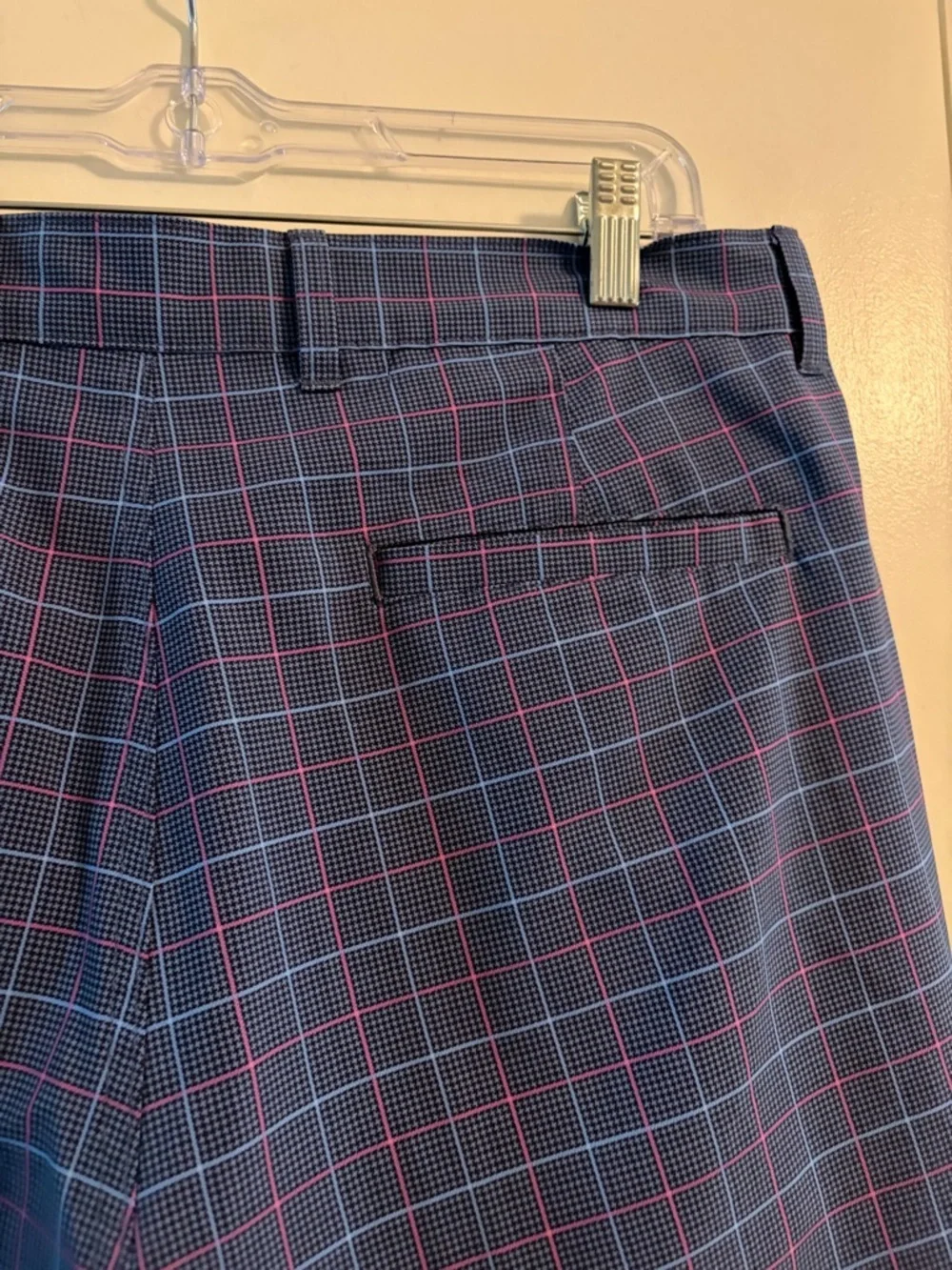 Jack Nicklaus Blue Plaid 9” Golf Short Size 36